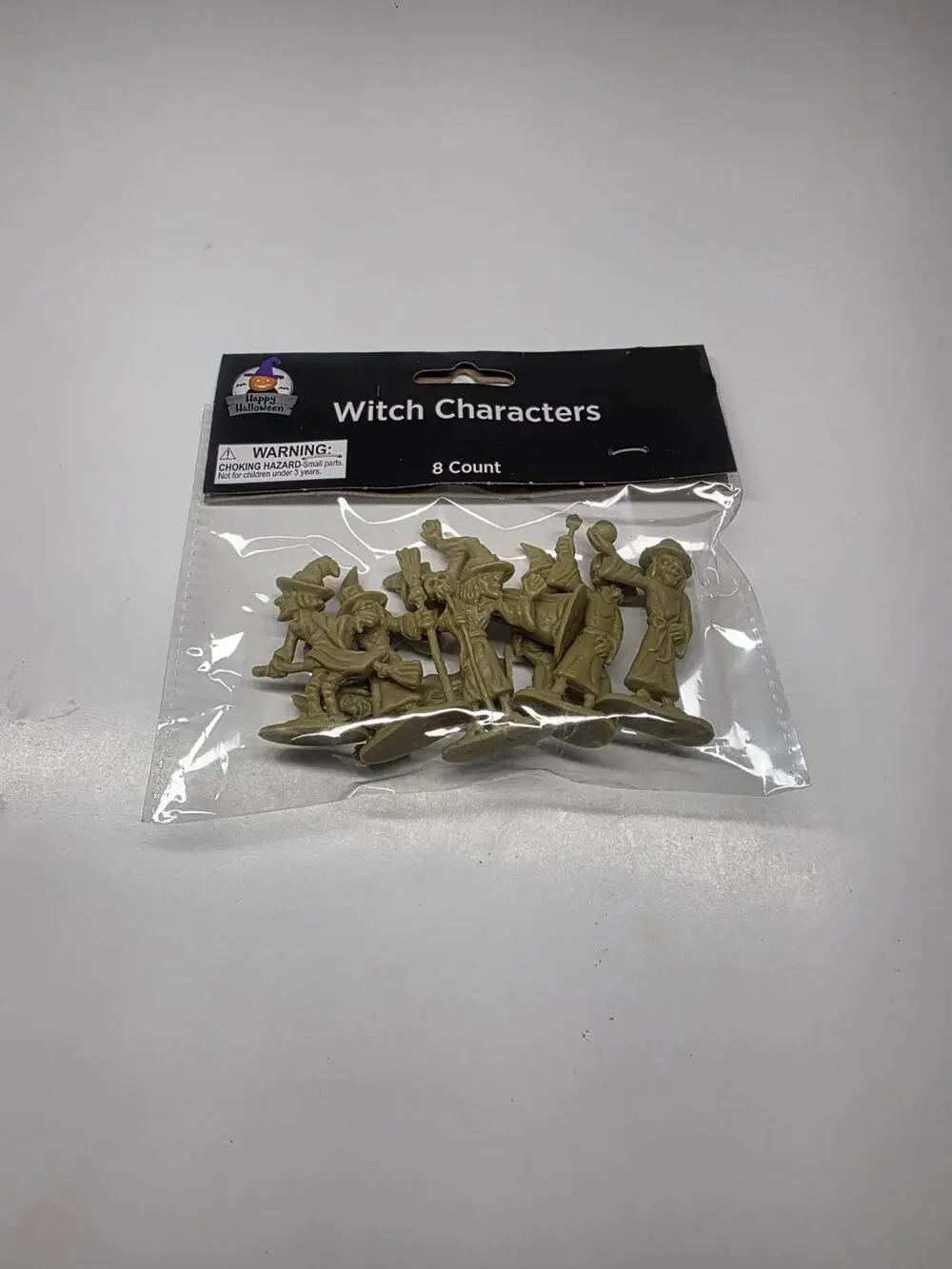 8‑Count Witch Characters – Discontinued Halloween Decor – NEW